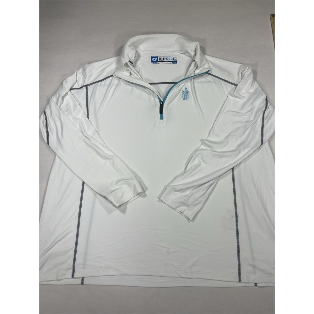 IBKUL 1/4 Zip Mock Neck Pullover  Icefil Cooling Wicking Upf Golf men's XXL